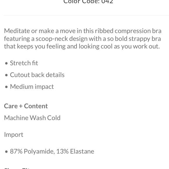 NWT Free People Movement Free Throw Bra Large Navy Blue - Picture 3 of 7